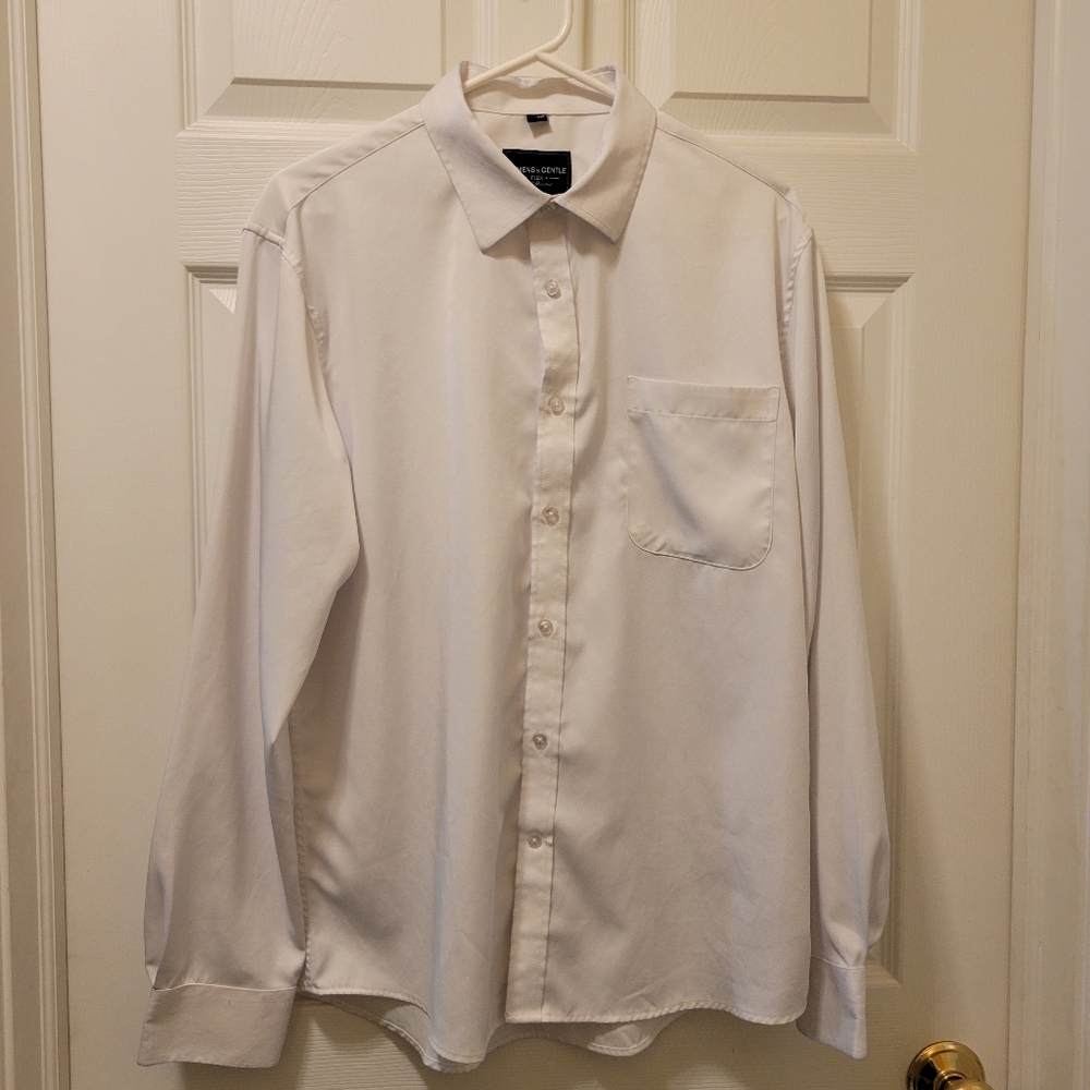 NWOT Mens Sz. Med. White Dress Shirt